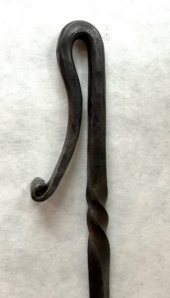 Hand Forged Fireplace Poker, approx. 19"