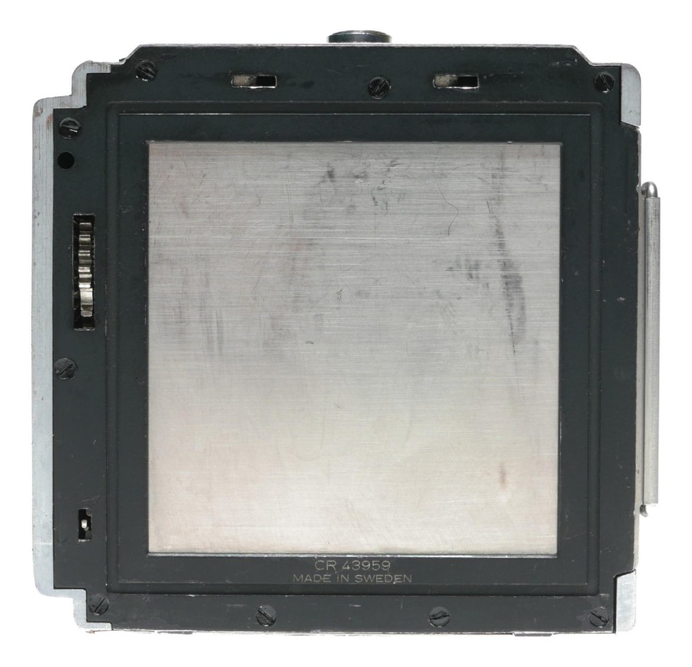 Hasselblad 500C/M Medium Format Camera 12 film back chrome
