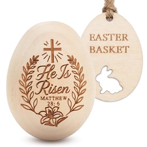 Easter basket stuffers He is Risen Easter Decor, Resurrection Eggs Eggrisennew