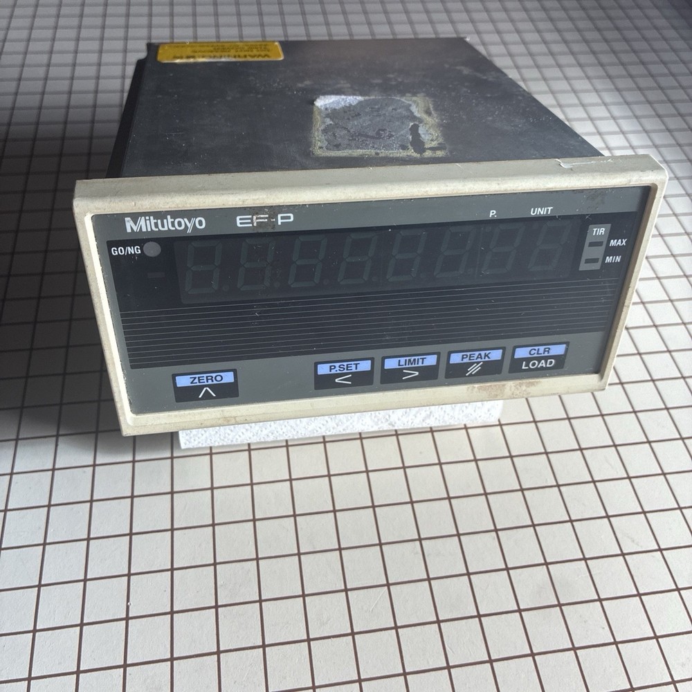 Mitutoyo EF-11PR EF-P Digital Comparator Display Unit GO/NG Peak TIR 542-059