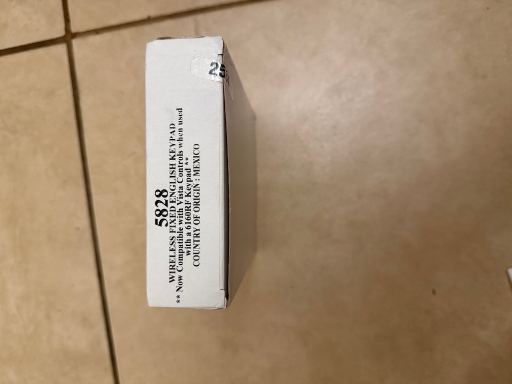 Honeywell 5828 Wireless Fixed Keypad Access Device - White