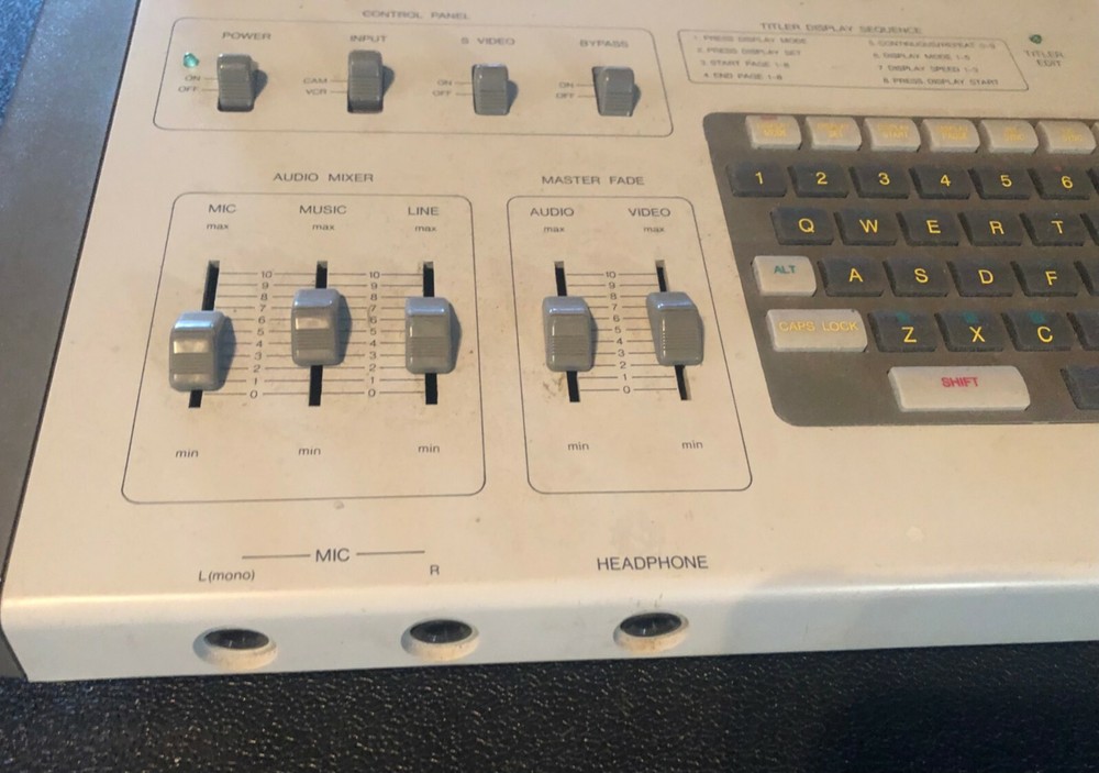 SIMA Video studio 500 stereo video titler and processor