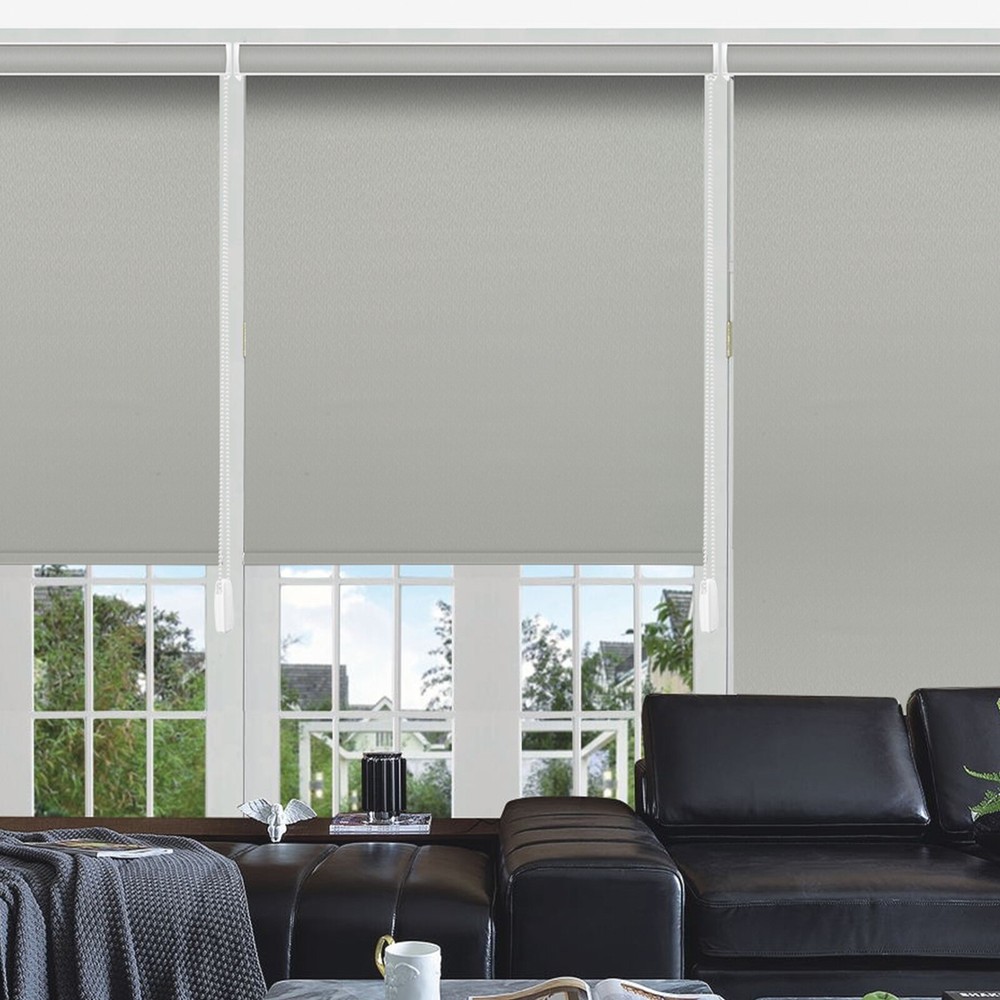 CUSTOM CUT Waterproof Corded Roller Shades Blind Blackout Window Blinds