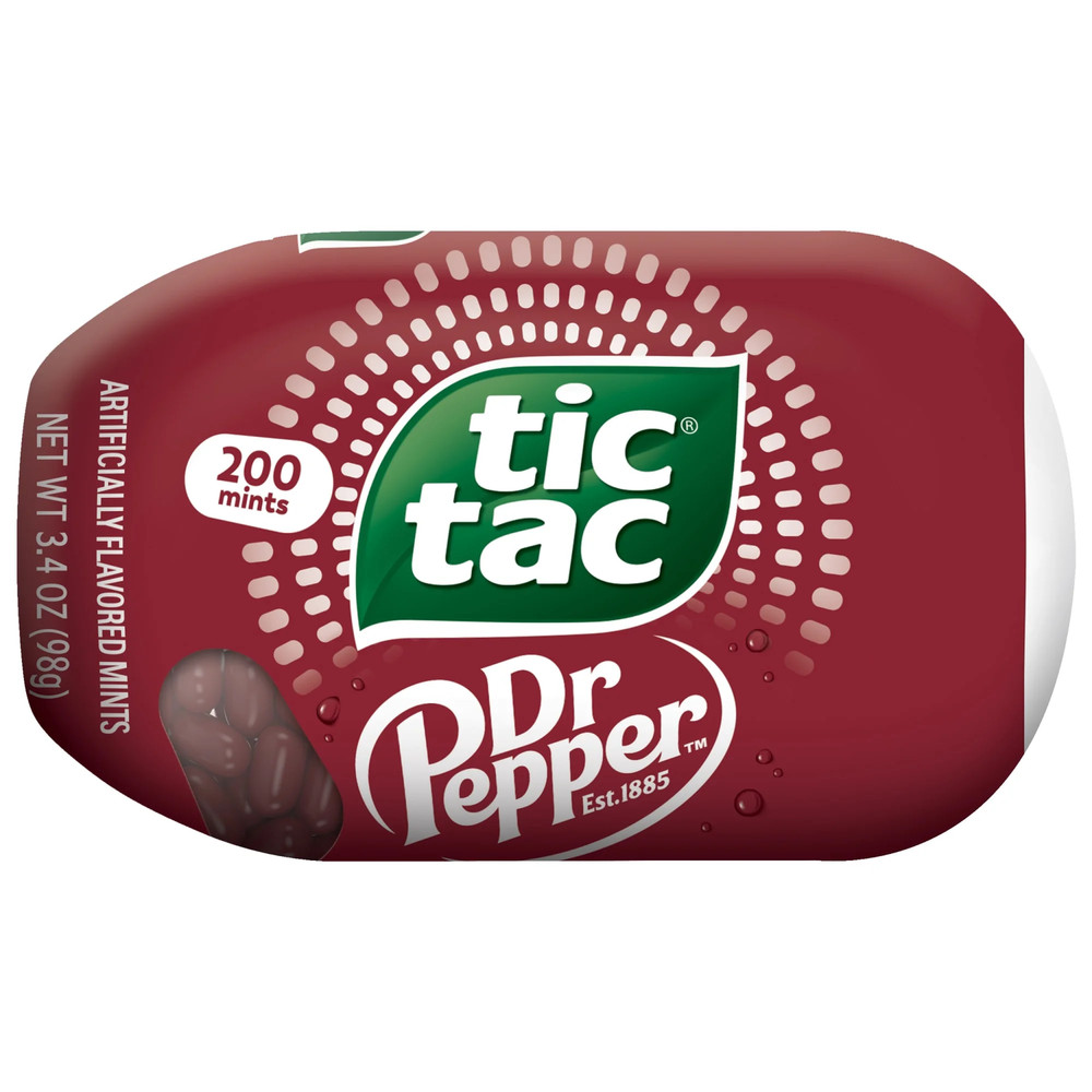 Dr Pepper, Pocket-Sized Mints, Dr Pepper Flavored Refreshment, 3.4 Oz