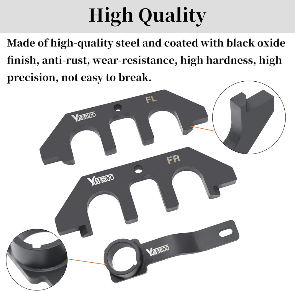 3Pcs Camshaft Alignment Holding Timing Tool & Crankshaft Positioning Tool, Comp