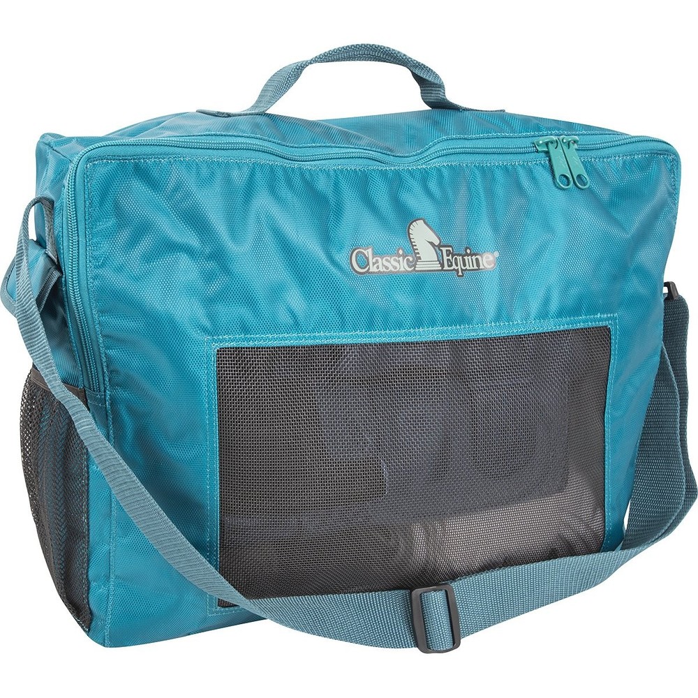 Classic Equine Boot Accessory Tote – Teal & Black