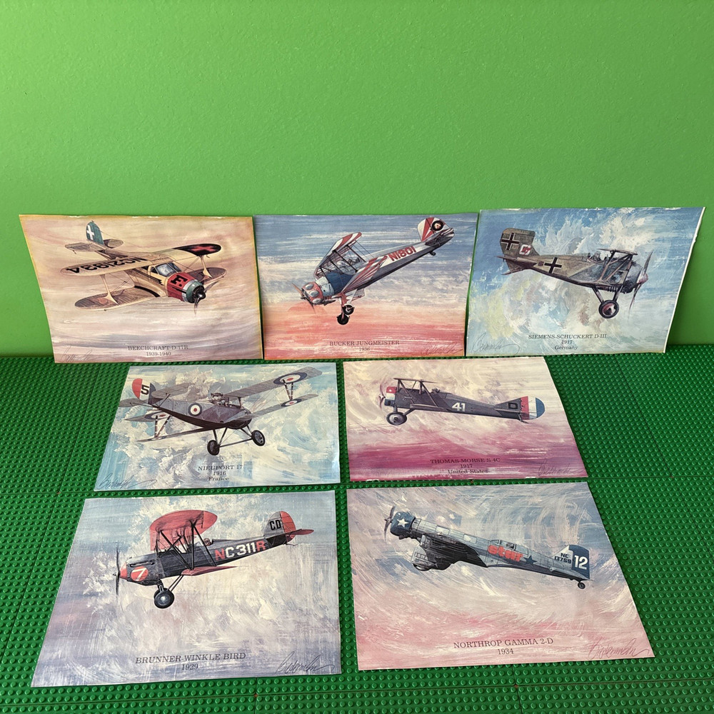 AIRPLANE PICTURES LOT JEROME BIEDERMAN