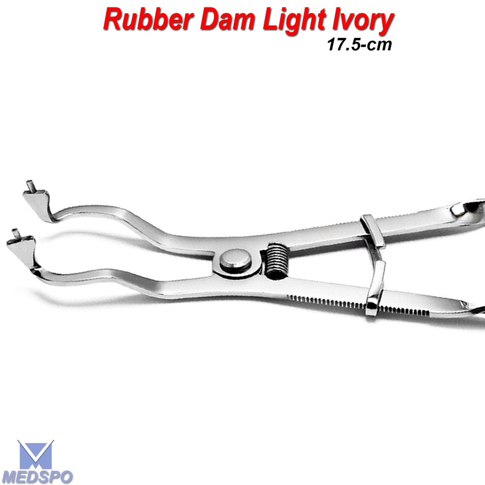 Rubber Dam Placement Brinker Clamps Light Ivory Forceps Ainsworth Punch Pliers