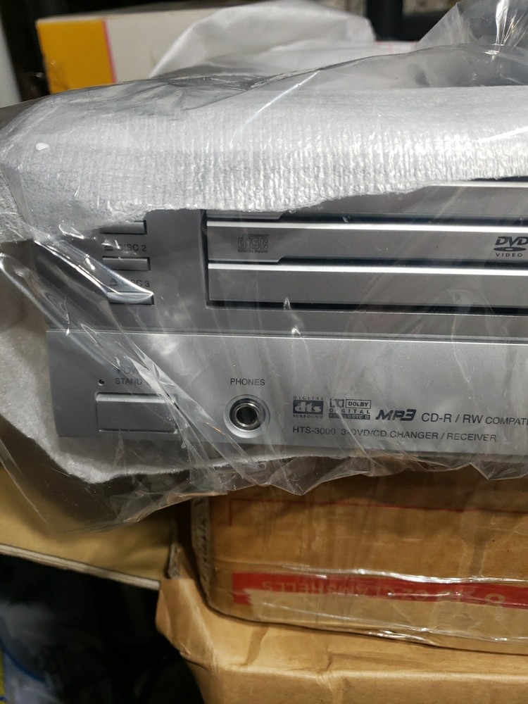 RCA 3 DVD Changer/Receiver HTS-3000 Bundle