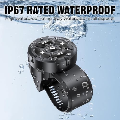 Bluetooth Media Button Remote,Wireless Waterproof Music Controller for Green