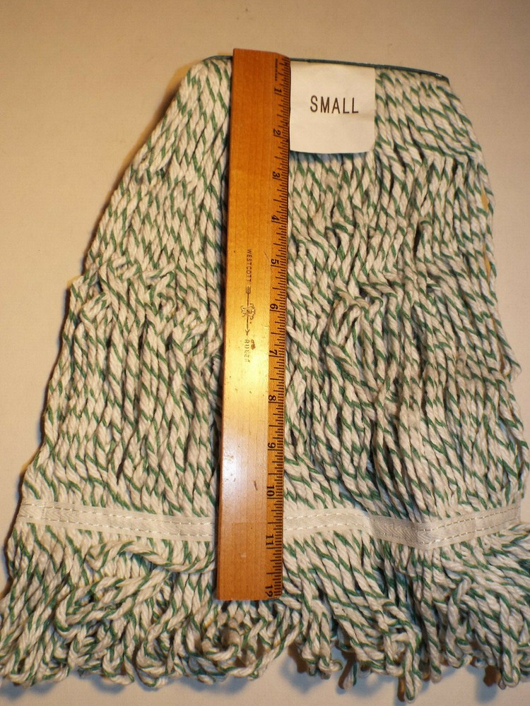 ARAMARK 40112 Loop-End Cotton String Mop Head Refill 6 inch Headband Replacement
