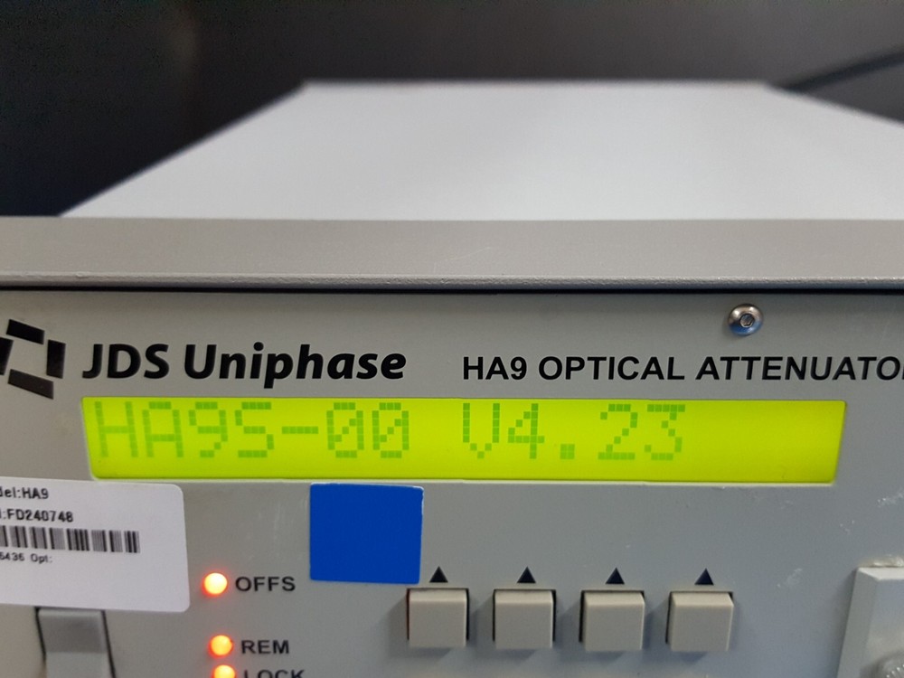 JDSU HA9: Programmable Attenuator (offs button missing)(0748)