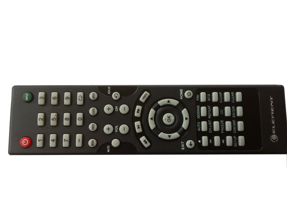 NEW Remote for ELEMENT R-O-KU Ready TV Remote Control ELEFT466 ELEFT502 ELEFT406