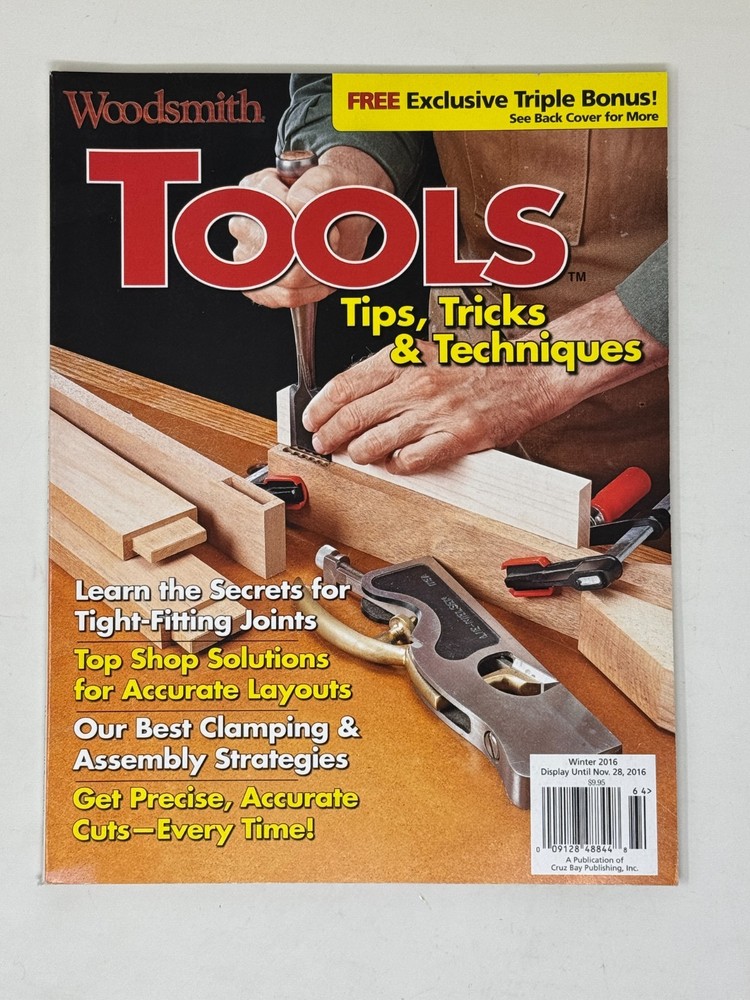 WOODSMITH TOOLS Magazine Winter 2016 Woodworking Tips Tricks Techniques MINT