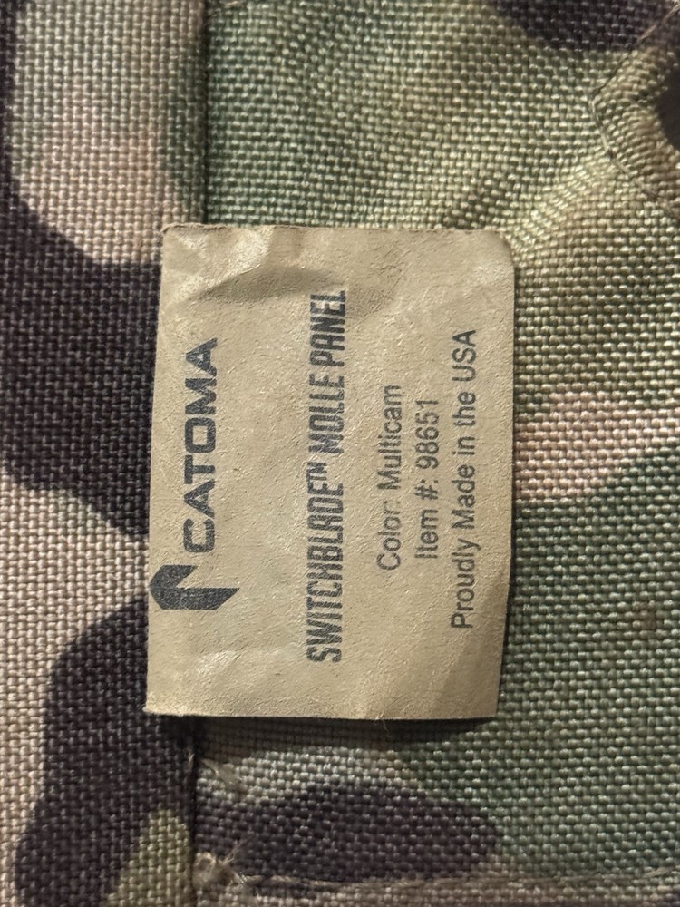 Catoma Switchblade Molle Panel, 98651, Multicam, Modular Military Pack Panel
