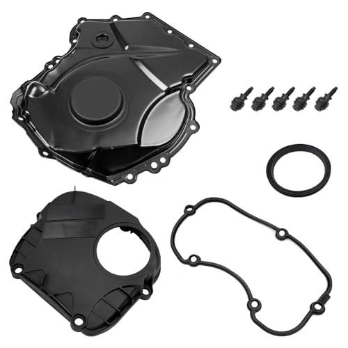 Upper & Lower Engine Timing Chain Cover 2008-2014 Compatible with Audi VW