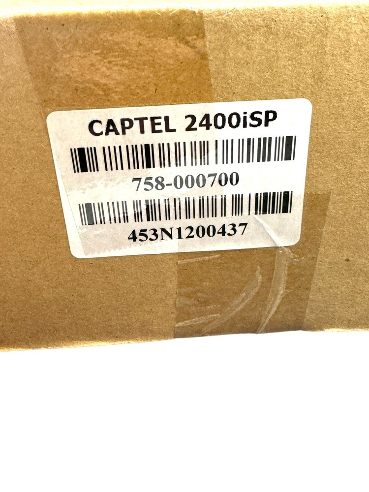 CapTell 2400isp Touch Screen Caption Telephone Ultratec CapTel OPEN BOX