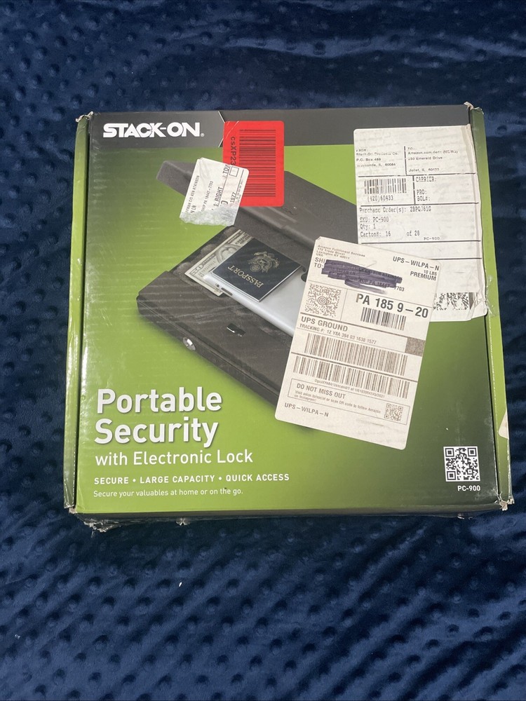 STACK-ON PC-900 Portable Case Key Lock with Electronic Lock,