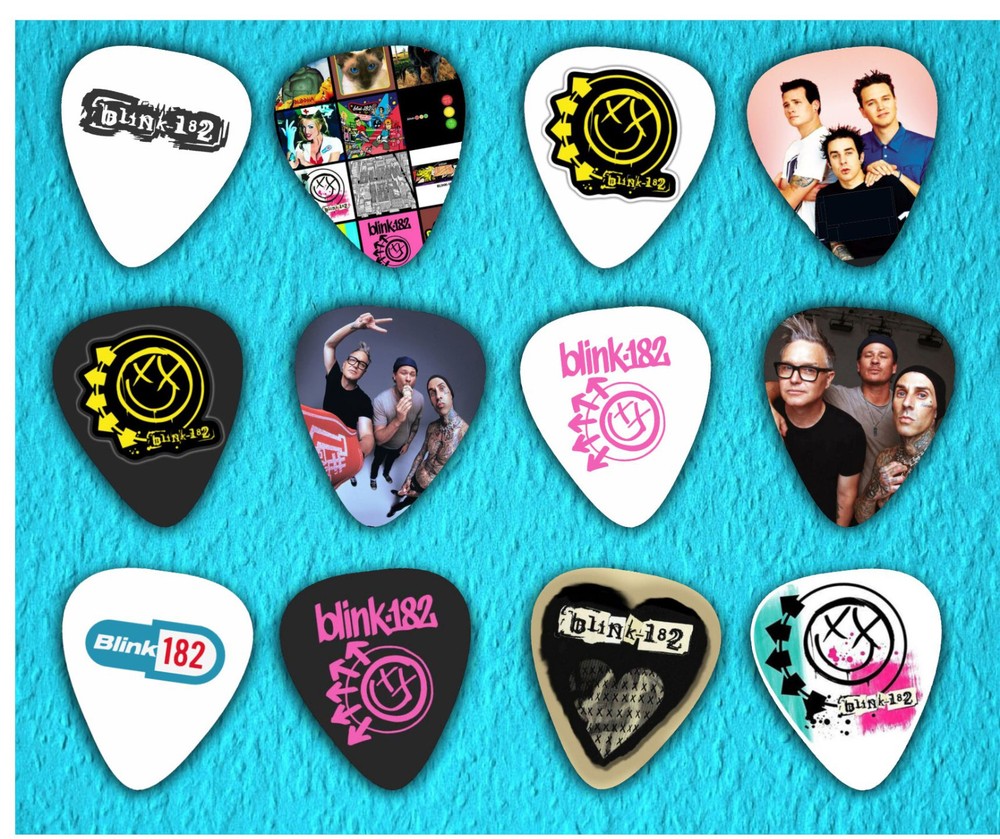 Blink 182 Guitar Picks Set of 12
