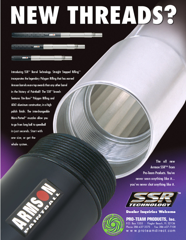 16" Armson SSR Rifled Paintball Barrel Muzzle Tip Only