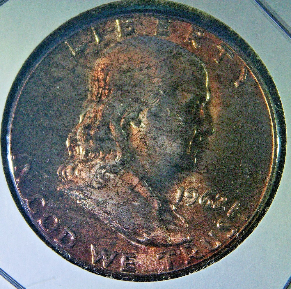 1962 FRANKLIN HALF DOLLAR CHOICE / GEM UNCIRCULATED CH. / GEM UNC.