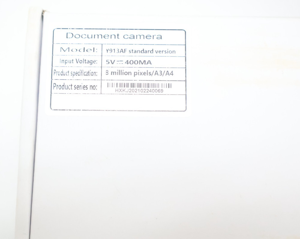 Y913AF Standard Version 8MP A3/A4 Document Camera 20FPS
