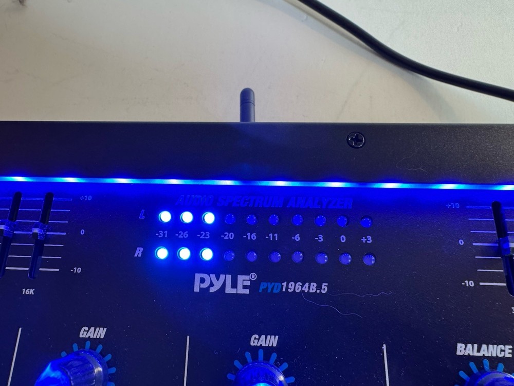 Pyle PYD1964B5 6-Channel Bluetooth DJ Mixer System