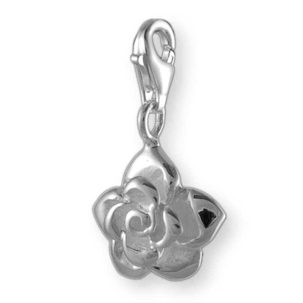 Melina charm pendant rose silver 925