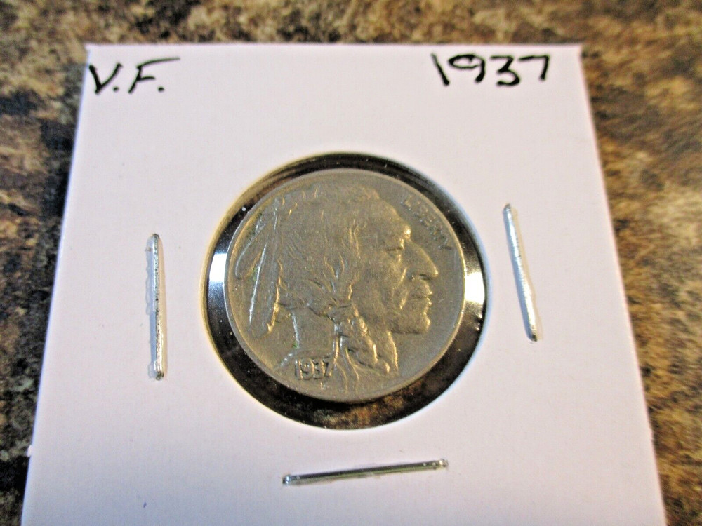 1937 BUFFALO NICKEL VF     BB