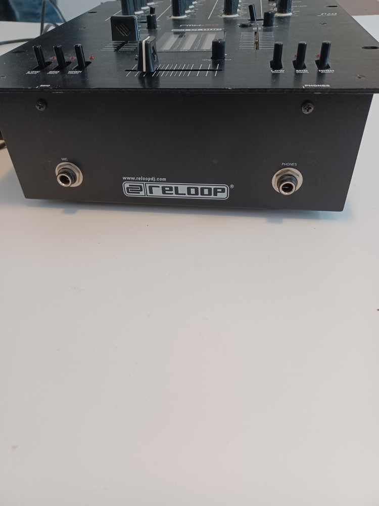 Reloop RMX-20 Black Fire Edition Pro DJ Mixer WORKS
