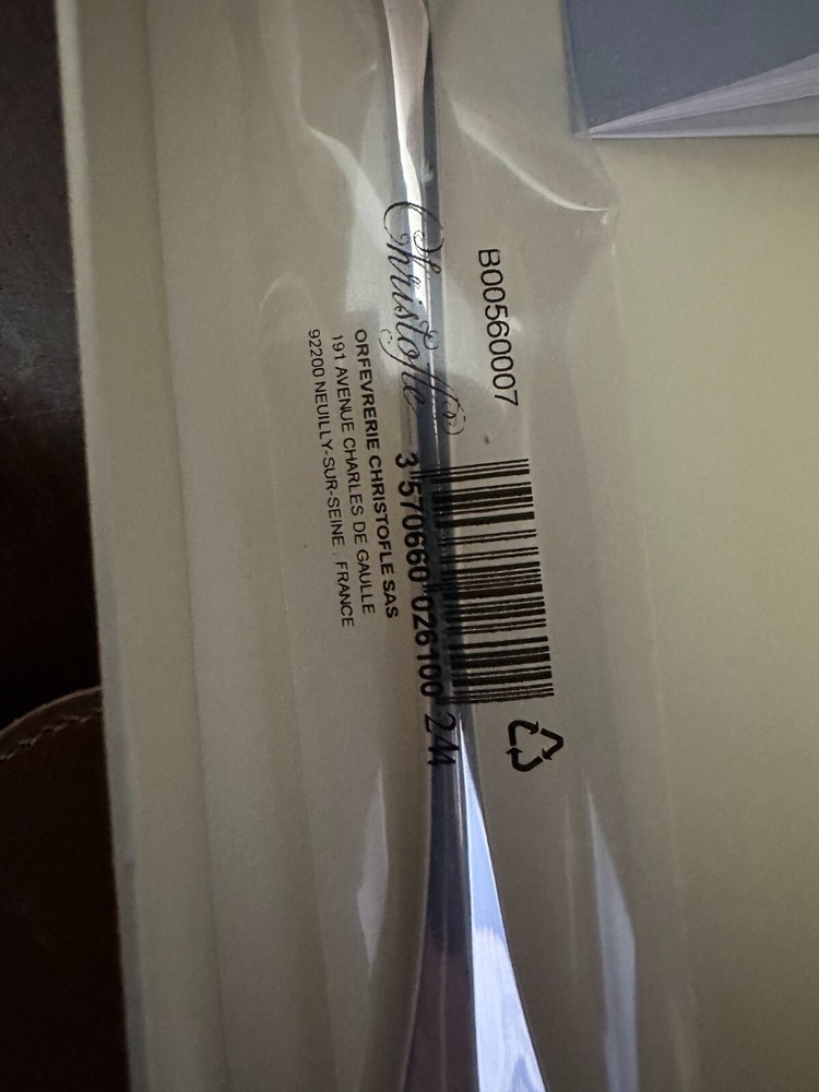 Christofle Fidelio Silver-Plated Serving Fork