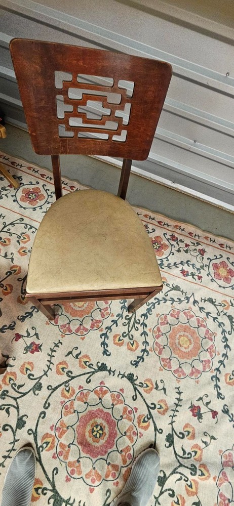 Stakmore Chinoiserie PAIR folding chairs