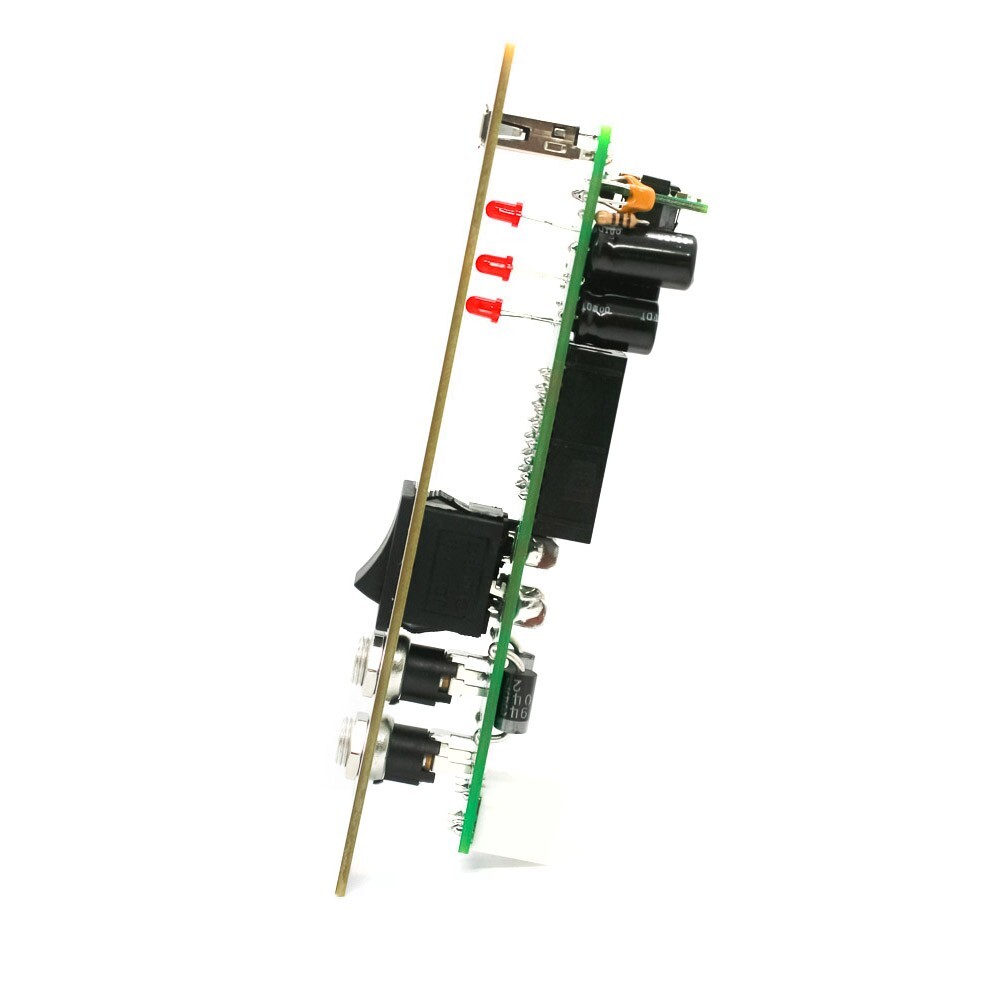 Power UP PCB and Panel - Eurorack Power Supply Module PCB Set by Synthrotek