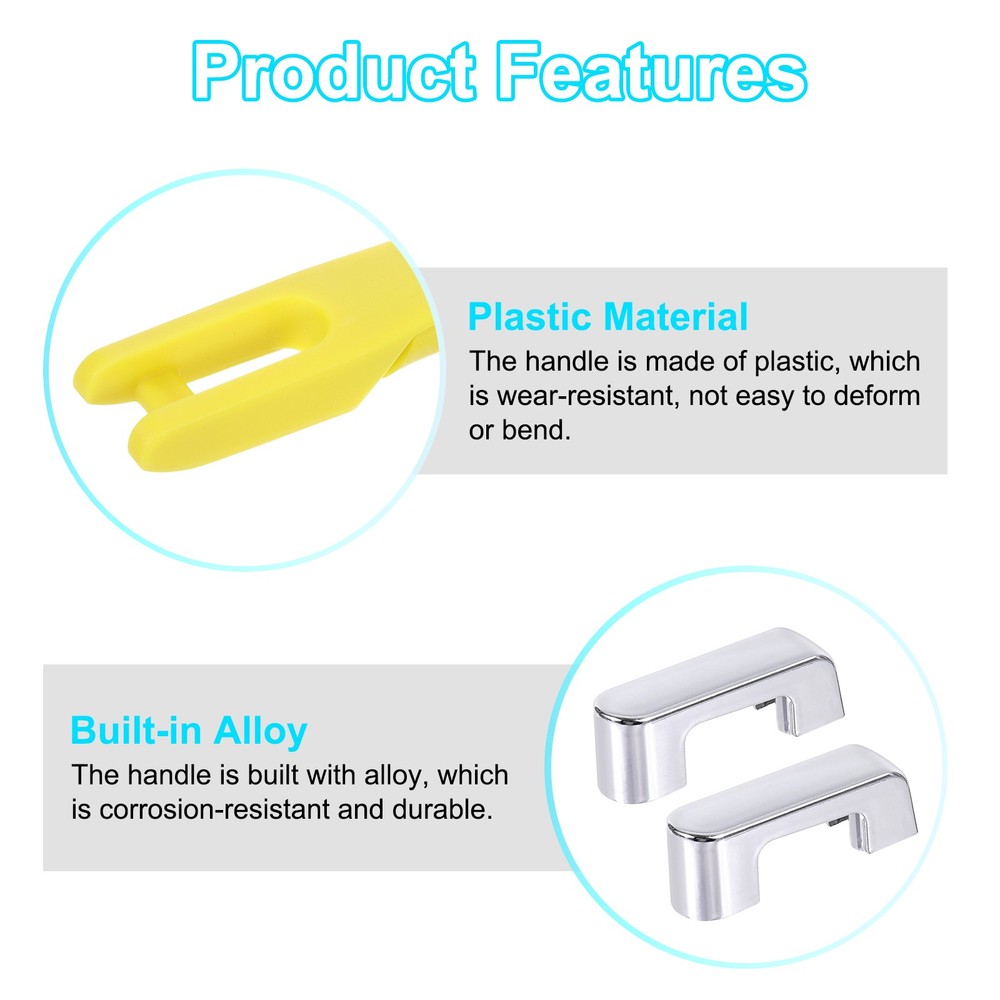 Luggage Handle, 8.86" x 0.98" Pull Handle Grip Replacement for Suitcase, Yellow