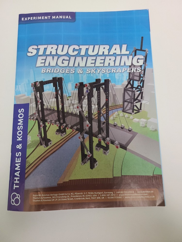 Thames & Kosmos Structural Engineering Bridges & Skyscrapers Science Kit