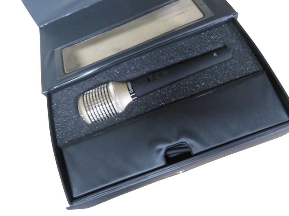 CompuWiz Professional Dynamic Microphone CW-98G Black Silver NEW