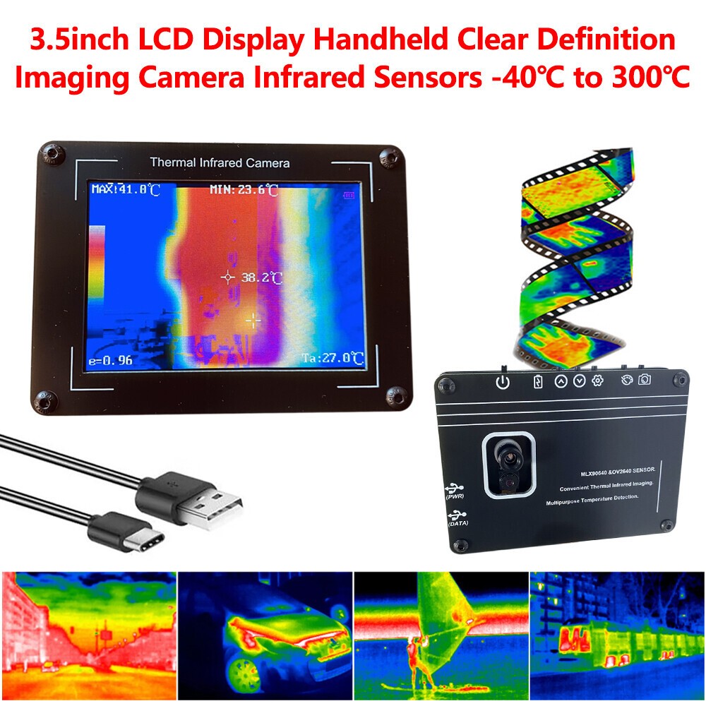 Handheld Infrared Thermal Imaging Camera 320x480 Pixel Resolution IR Scanner
