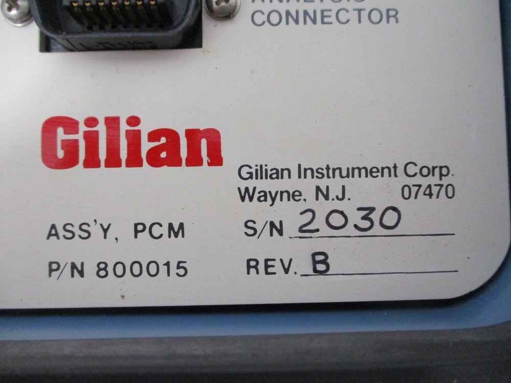 Gilian Instruments RD-113 Programable Atmospheric Tracer Sampler D-800015 A