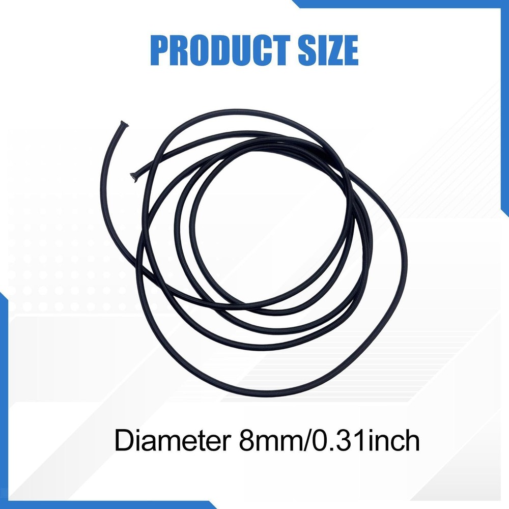 Rowing Machine Elastic Rope 8mm Diameter Easy to Use Replacement Lightweight