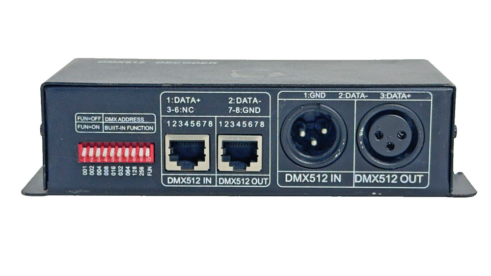 DMX512 LED Decoder Controller #1089 (One)THS