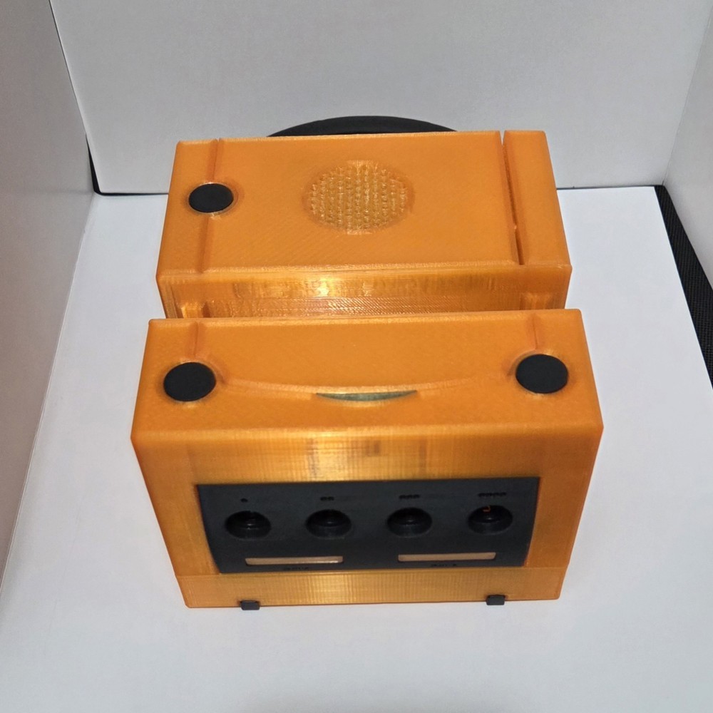 Orange GameCube Style Dock for Nintendo Switch V1 & Oled