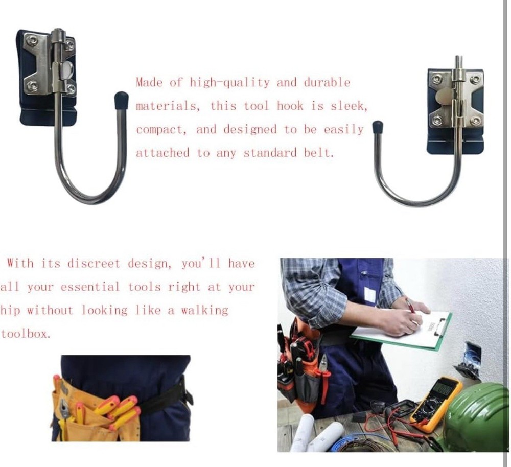 Drill Holder Belt Tool Hook Holster Hammer 2 Packs