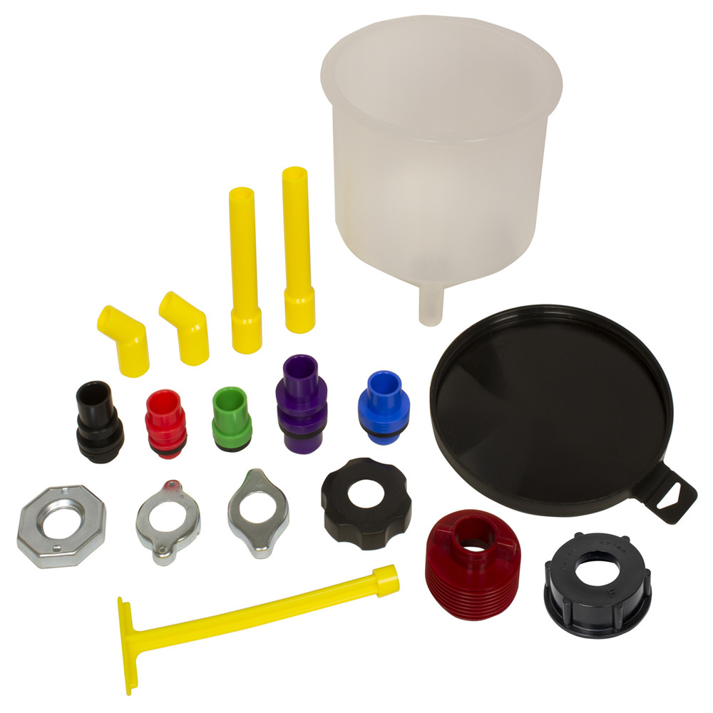 Lisle 24780 Spill-Free Funnel, 18pc