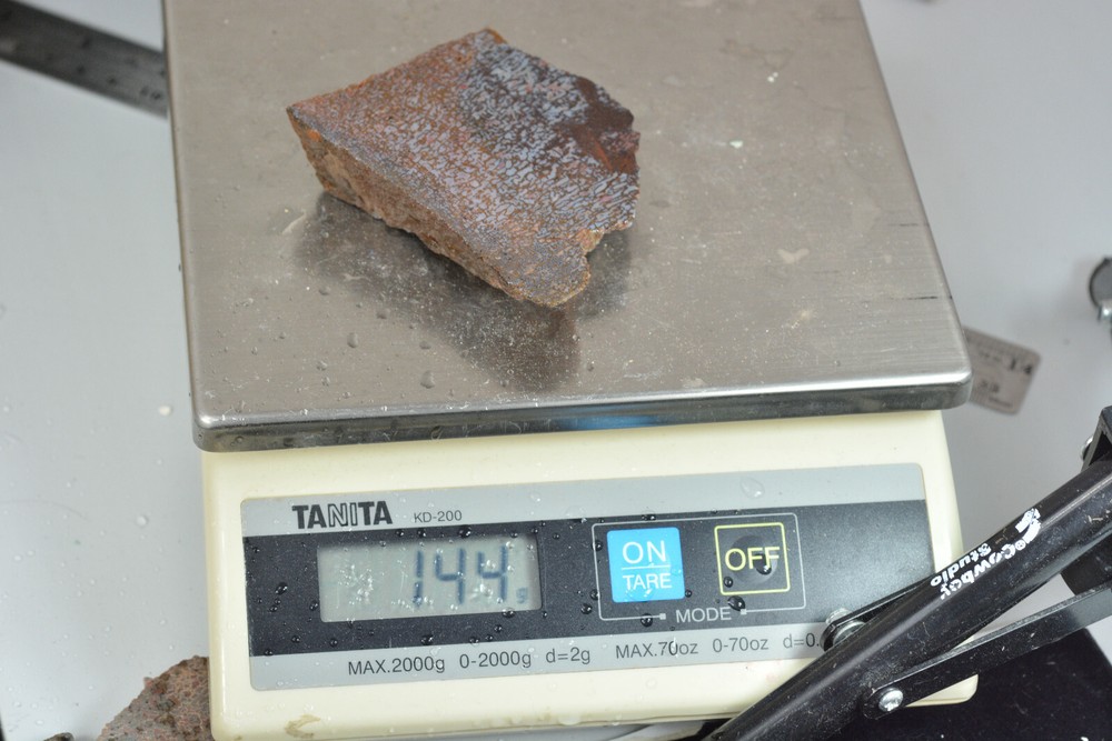 Blue Agatized Dinosaur Bone Utah 144 grams