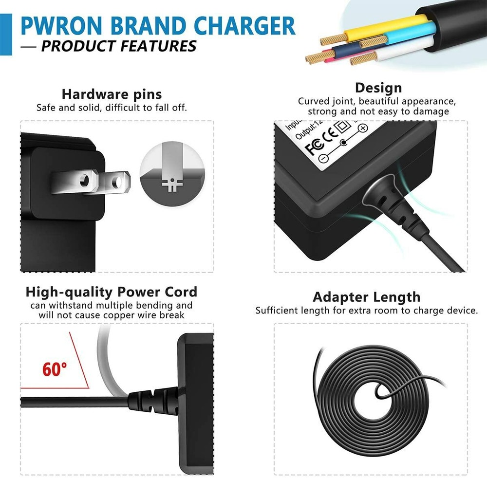 PwrON Adapter Charger for Cobra CPP 7500 CPP7500 JumPack Portable Jump starter