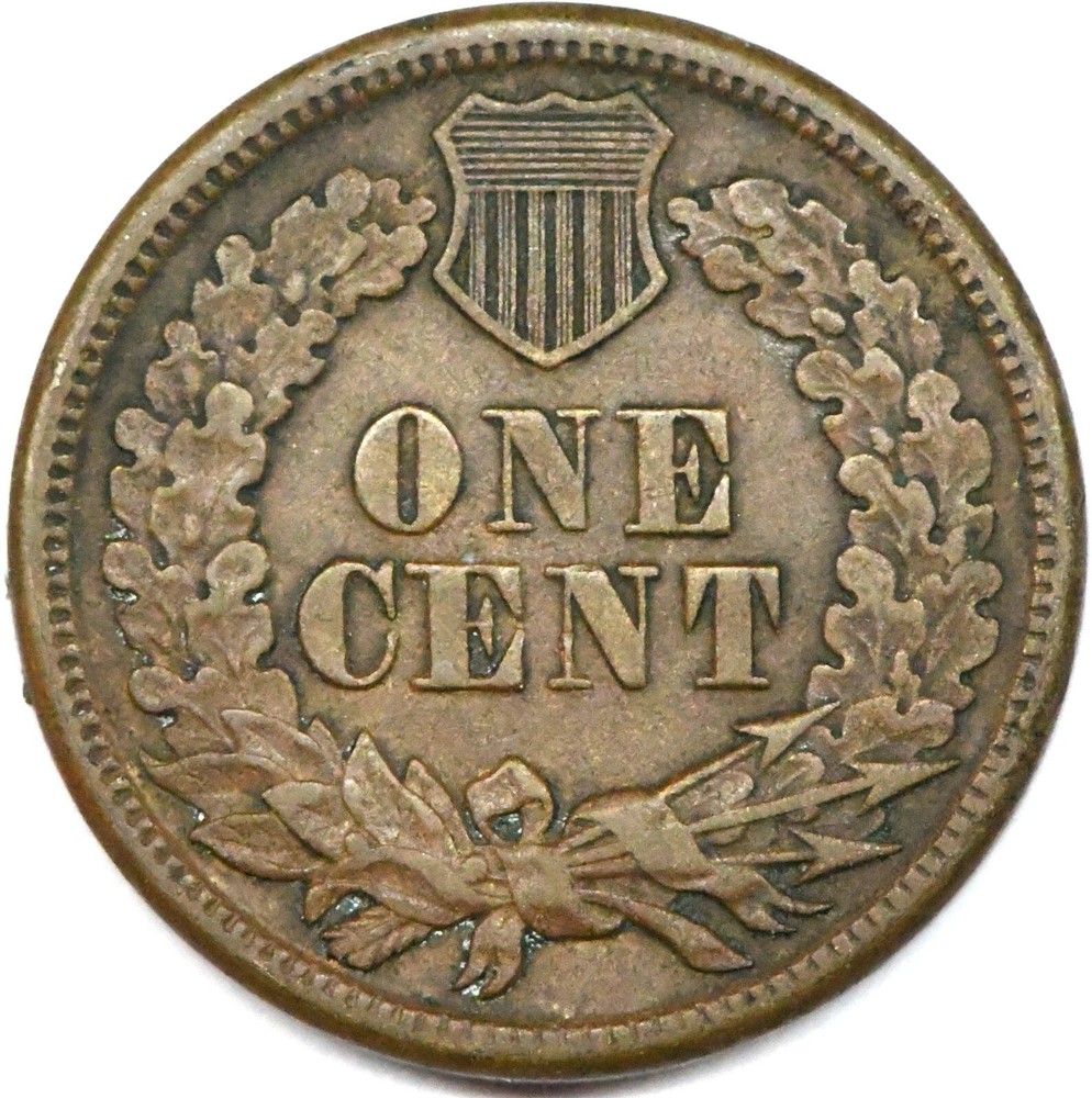 1860 Indian head cent in a high grade