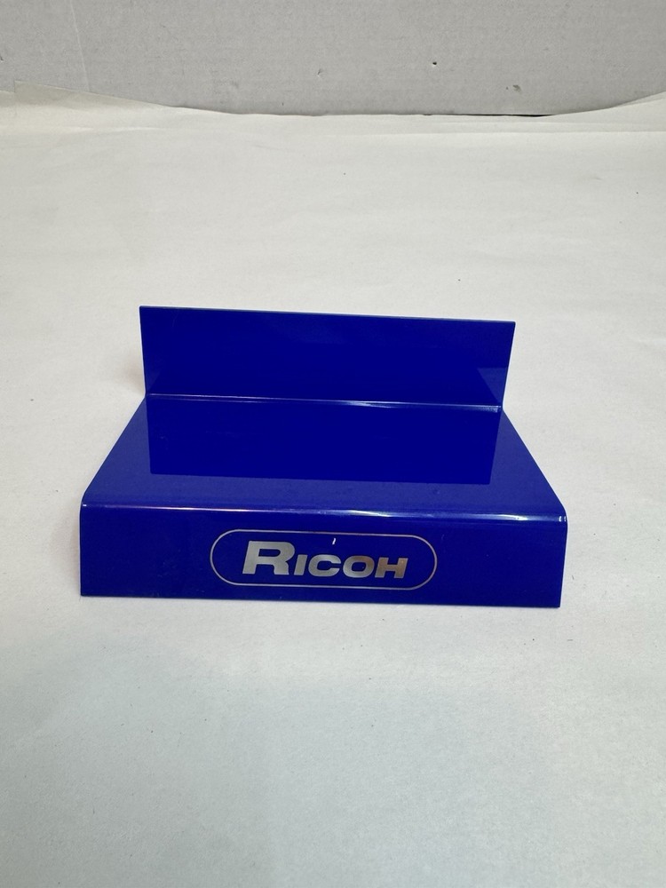 vintage plastic ricoh display stand 35mm camera