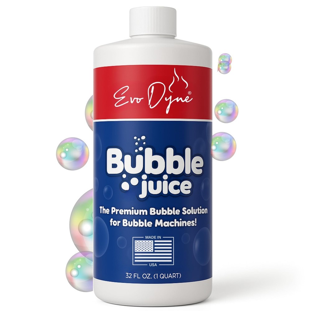Bubble Solution (Refill 32oz) – Premium Bubbles for Bubble Machine & Blower –...