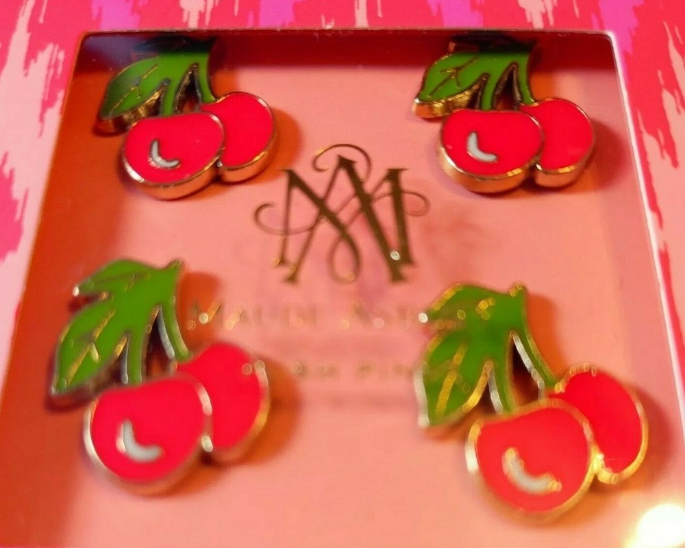 Maude Ashbury Enamel Apple Push Pins