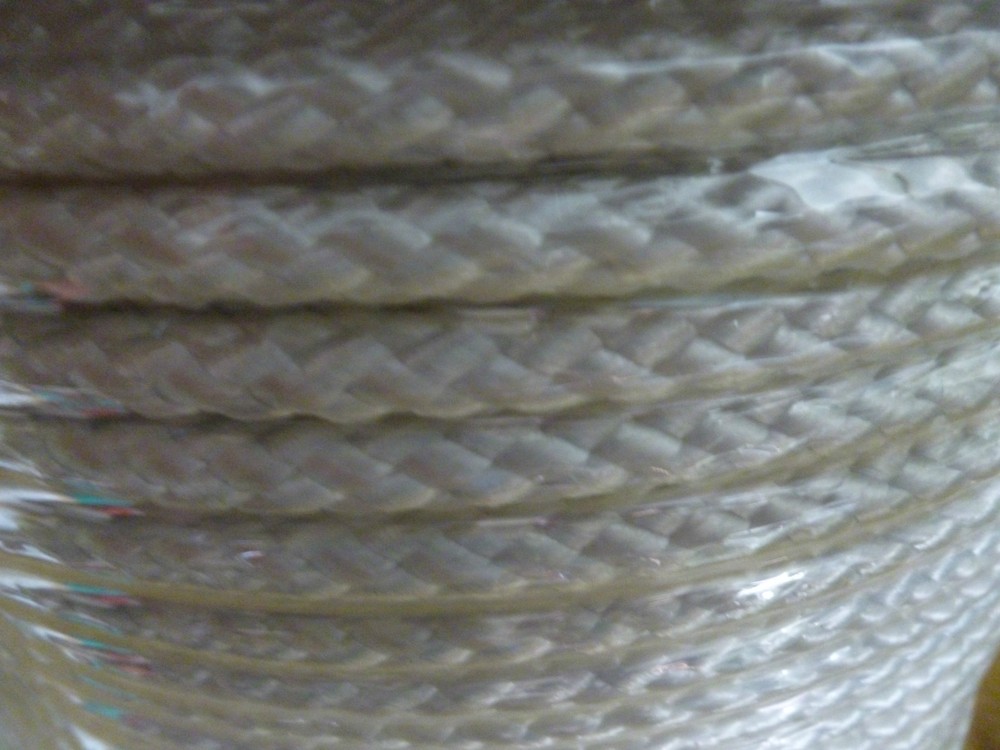 #9 diamond braid polyester rope 530 ft. spool.High Quality. White.